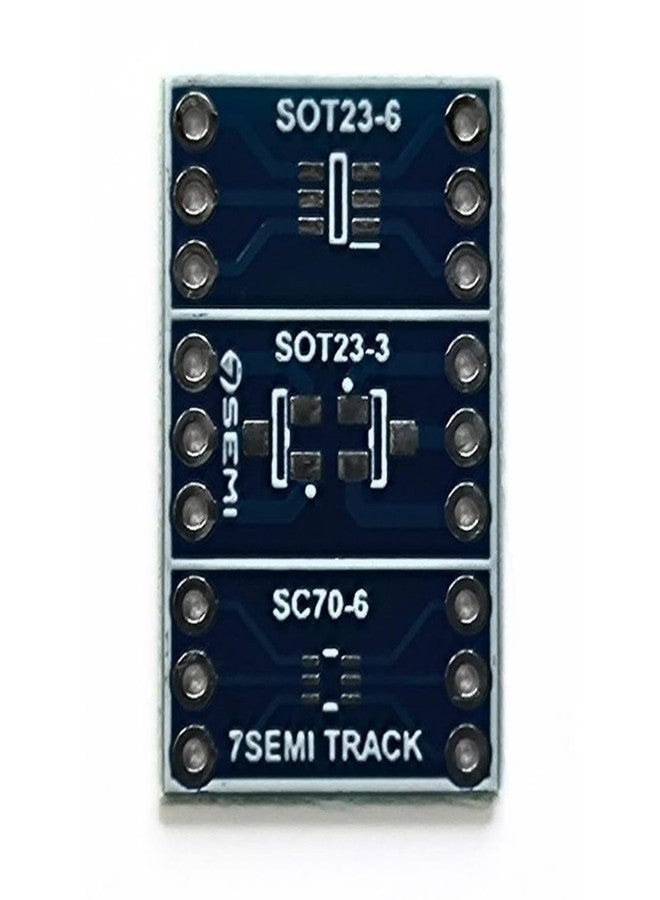 7Semi SOT23-6 / SOT23-3 / SC70-6 Breakout Adapter PCB | DIP to SMD Converter Board with 0.1" Pitch | Prototyping Adapter for Breadboards and DIY Electronics - Image 2
